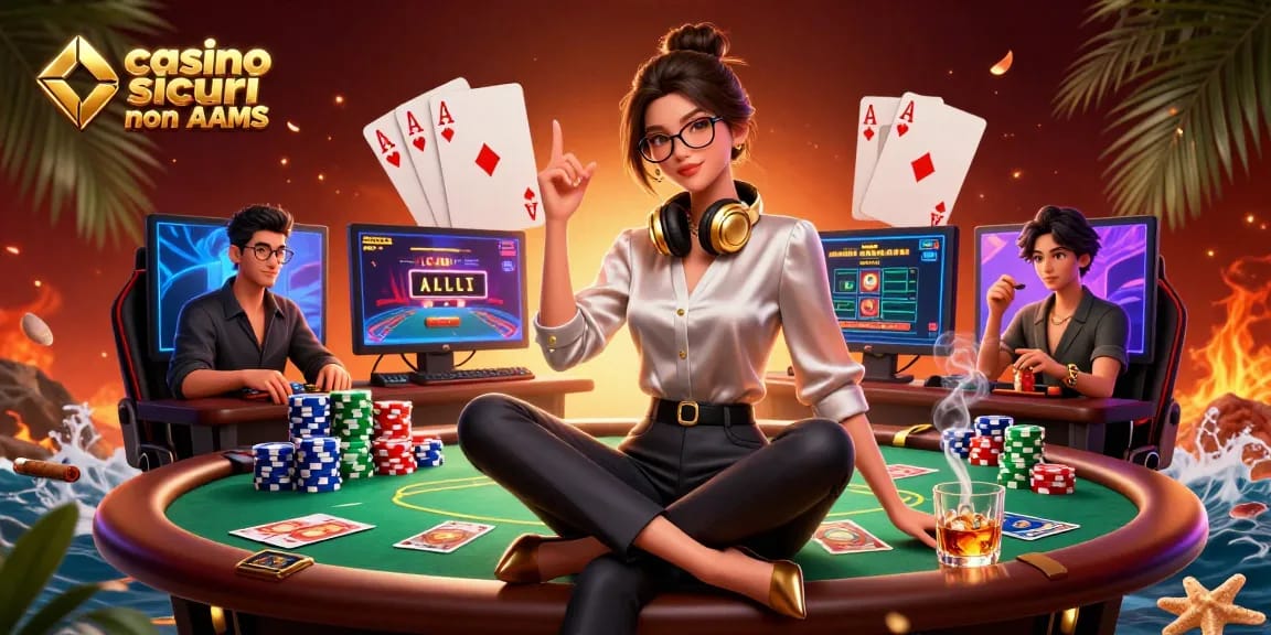 Scopri l'emozione dei casino sicuri non AAMS con un gameplay dinamico e colori vivaci.