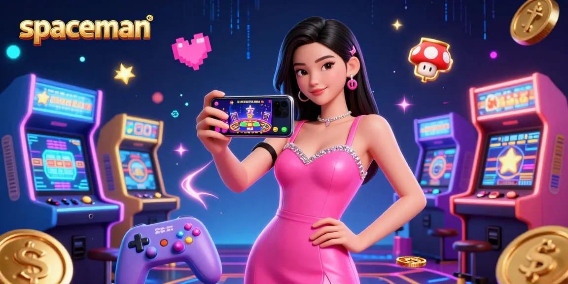 Experience thrilling moments with a spaceman-themed casino game, featuring vibrant graphics and excitement.