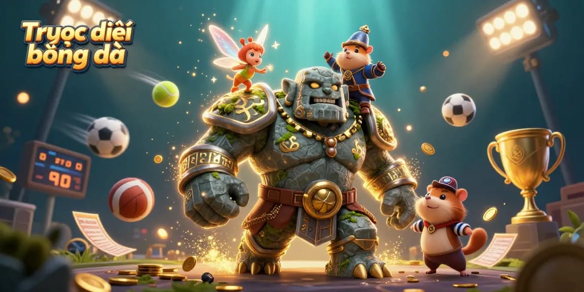 Experience Trực tiếp bóng đá action with dynamic sports elements and magical characters in an engaging online scene.