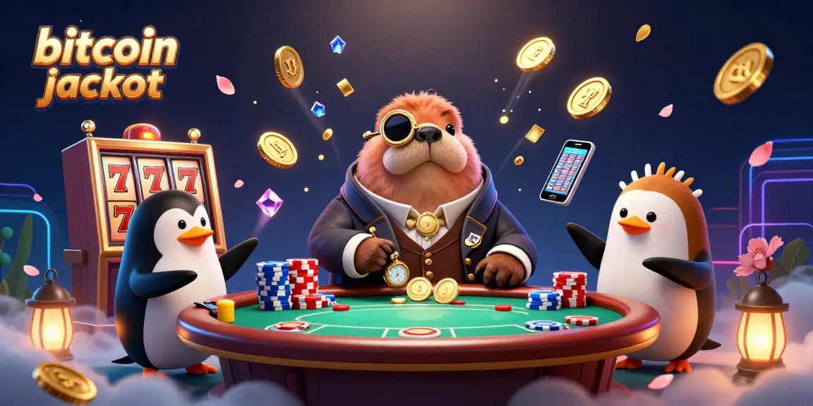 Experience the thrill of bitcoin casino jackpot with a jolly walrus, fancy penguin dealer, and a bluffing pufferfish.