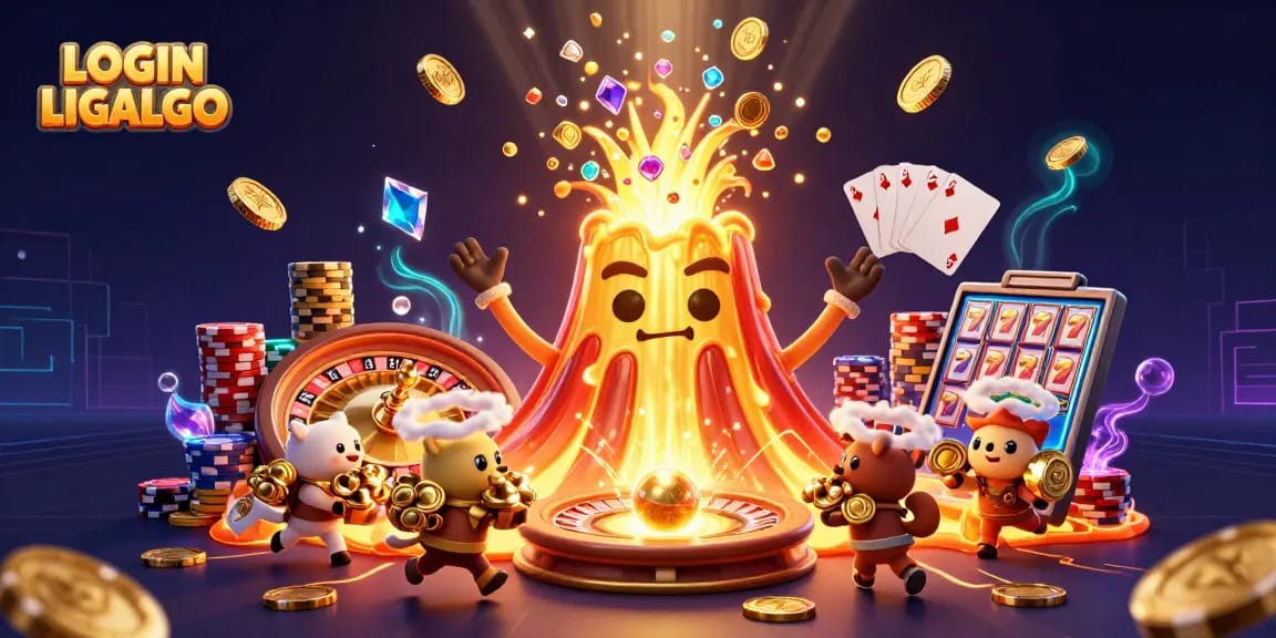 Spin and win at LOGIN LIGALGO with vibrant casino treasures and golden rewards.