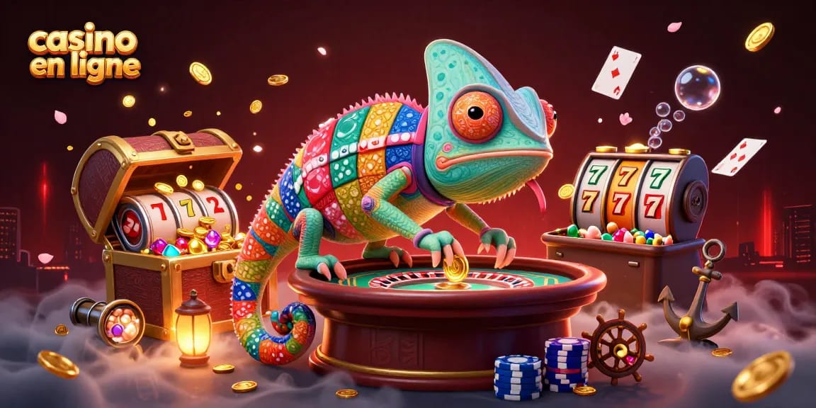 Jouez à des jeux captivants de casino en ligne dans un univers coloré et dynamique.