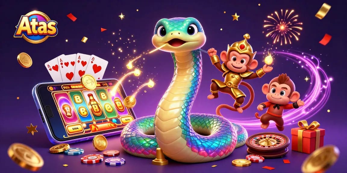 Experience thrilling wins at Atas Casino with vibrant games and a magical atmosphere.