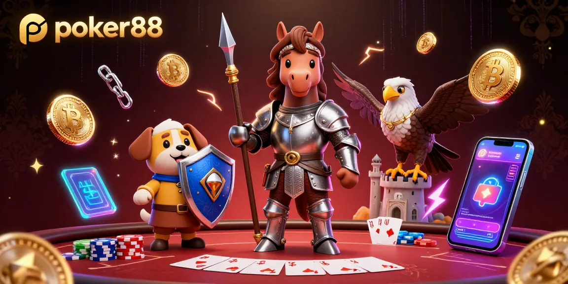 Join the excitement of poker88 with action-packed gameplay featuring vibrant poker tables and skilled characters.