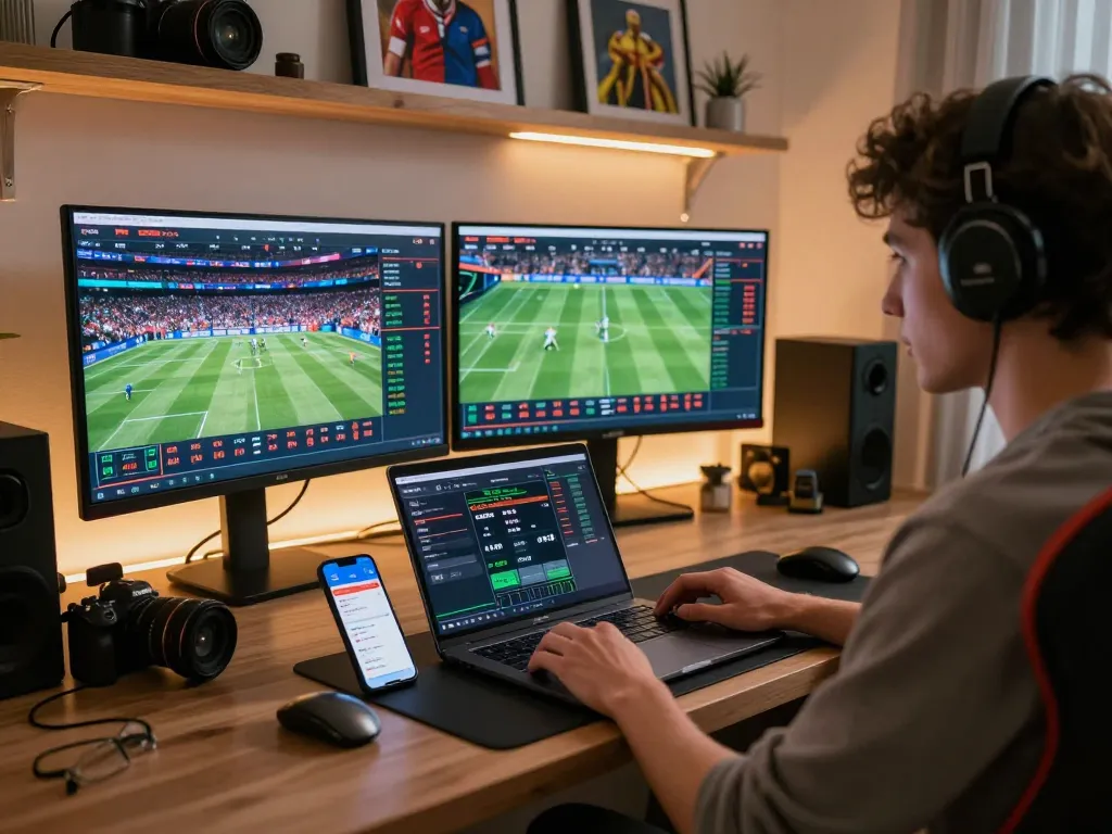 Experience thrilling betting action with xo88 as player engages in live sports betting.