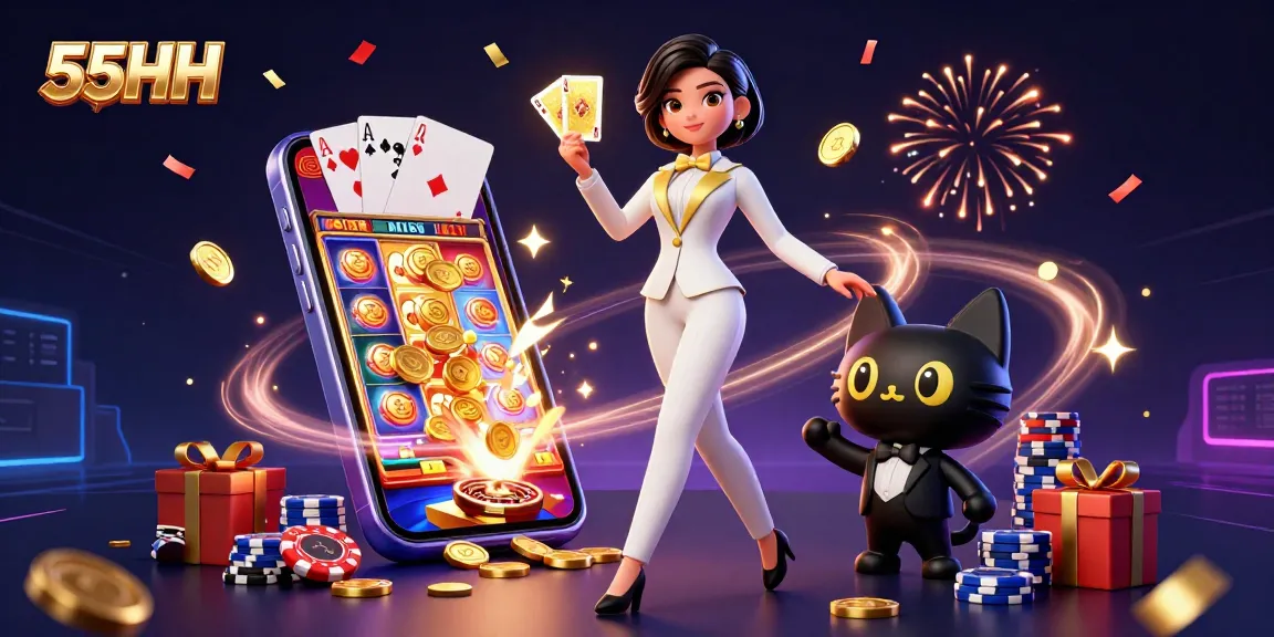 55HH invites players to experience thrilling online gaming with vibrant visuals and action-packed gameplay.