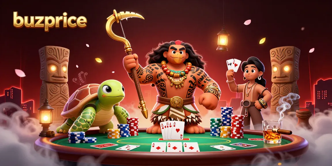 Experience exciting gaming action at buzprice with our stunning 3D casino illustration.