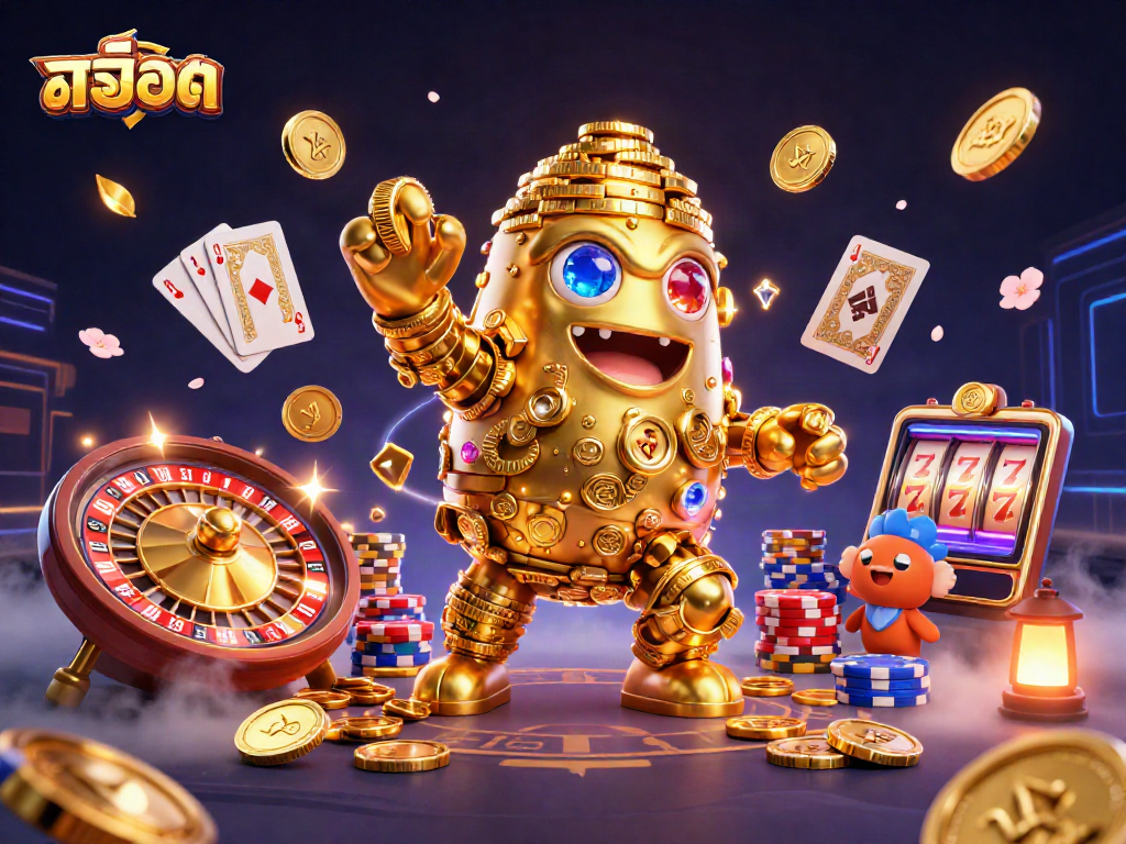 เล่นสล็อตในโลกของเกมสล็อตที่เต็มไปด้วยความตื่นเต้นและทองคำล้อมรอบ