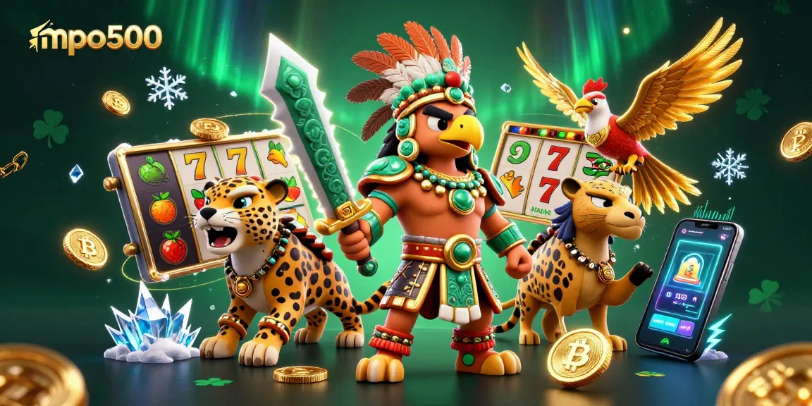 Experience the excitement of mpo500 gaming with vibrant slot elements and heroic characters