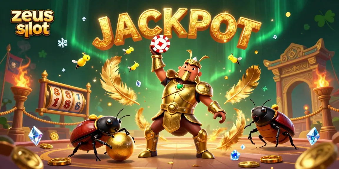 Experience thrilling wins on the zeus slot with golden coins and jackpot excitement!