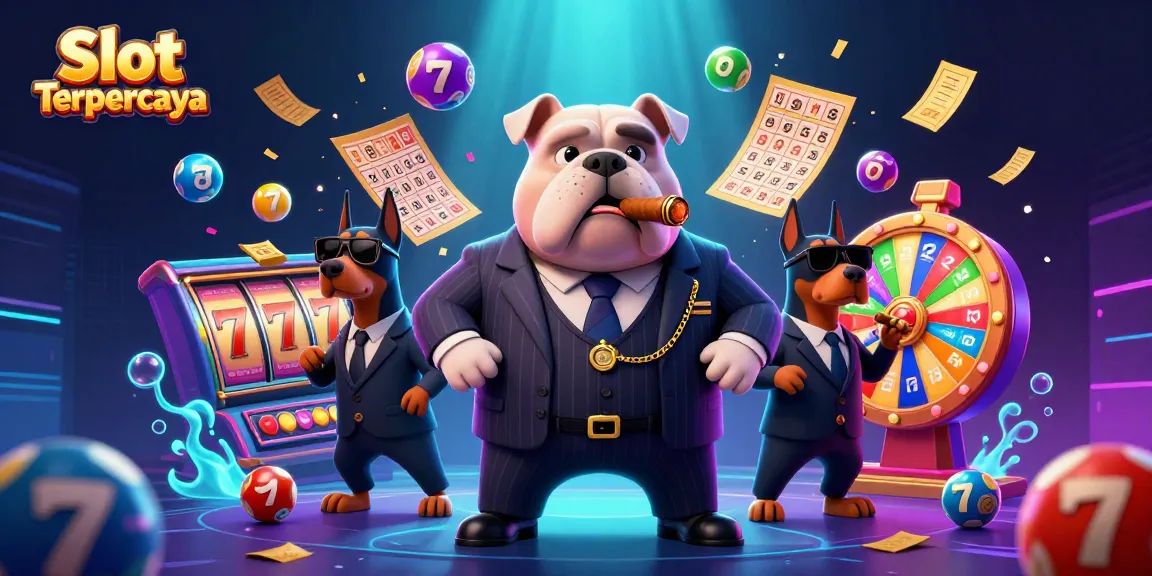 Spin and win at Slot Terpercaya with vibrant slot game elements and a mafia-themed scene.