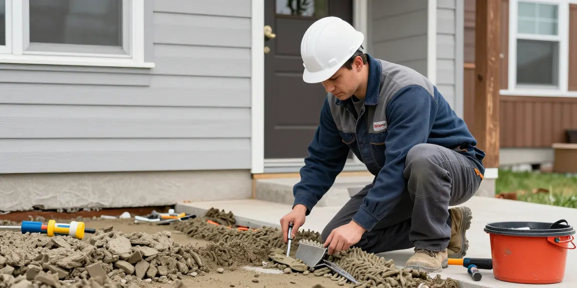 Parging repair Regina by a trusted professional contractor improving foundation quality for local homes.