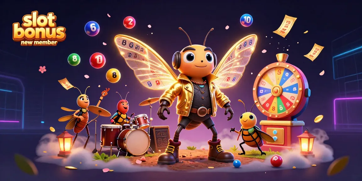 Capture your winnings with the excitement of the slot bonus new member in this vibrant casino illustration.