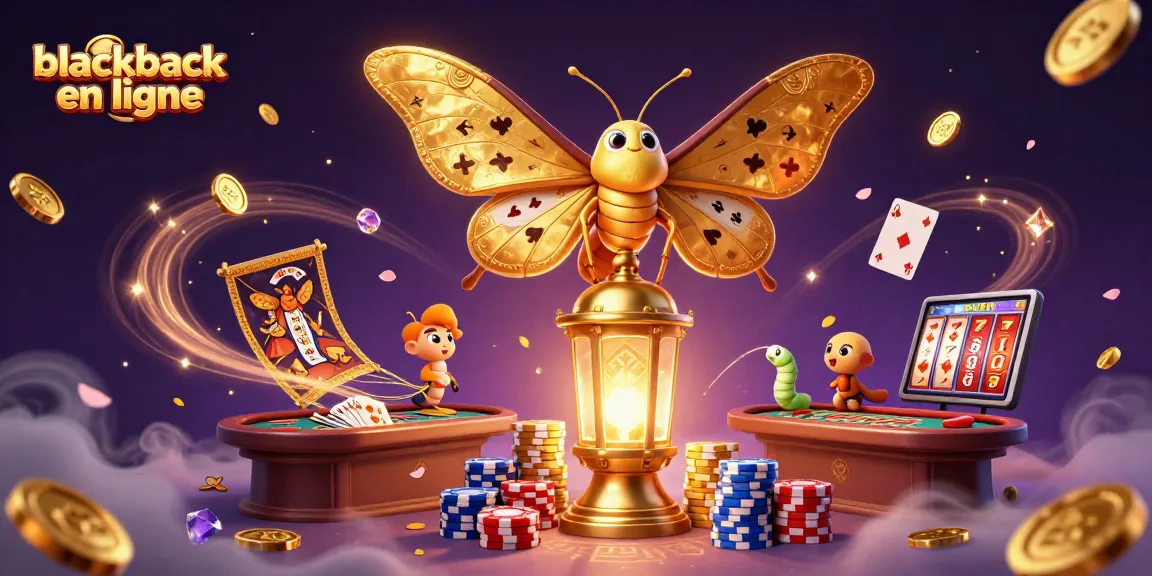 Jouez au blackjack en ligne avec des gains dorés et des effets captivants.