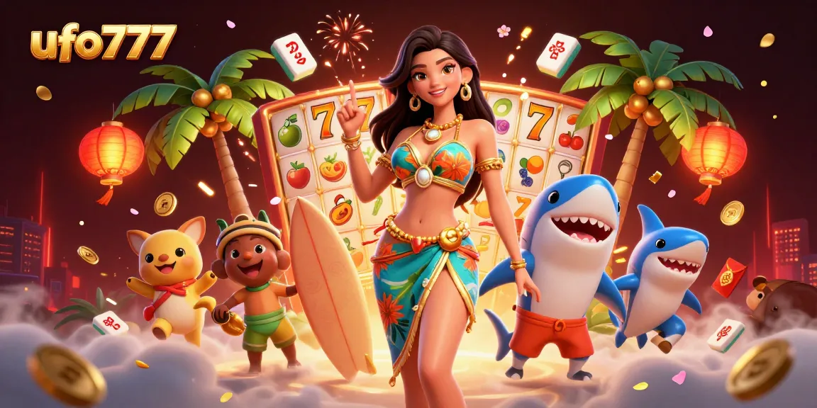 Engage with ufo777's thrilling slot games featuring vibrant characters and dynamic casino elements.