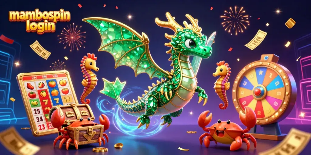 Masuk ke mambospin login dengan elemen permainan kasino yang meriah dan mengasyikkan.