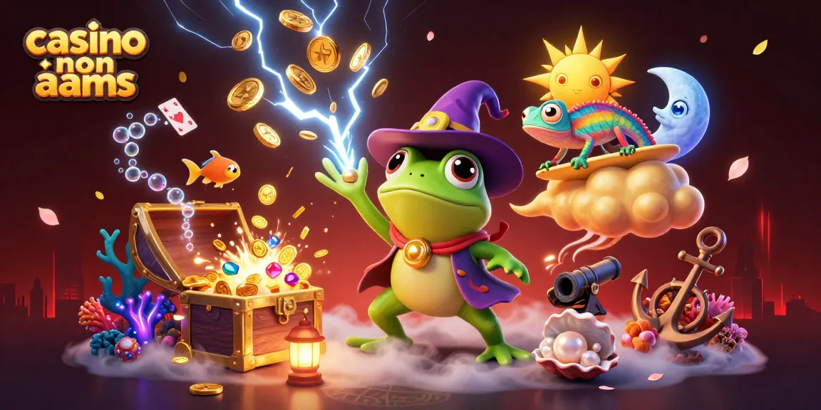 Vinci alla grande nei casinò non AAMS con una scena vibrante che presenta elementi magici e tesori dorati.