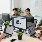 Screenshot download guide showcasing Snipaste's intuitive interface and collaborative tools in a professional workspace.