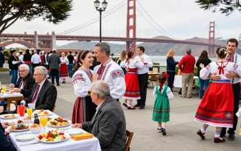 Polish community gathering at https://www.sfpol.com/ celebrating culture and traditions in San Francisco.
